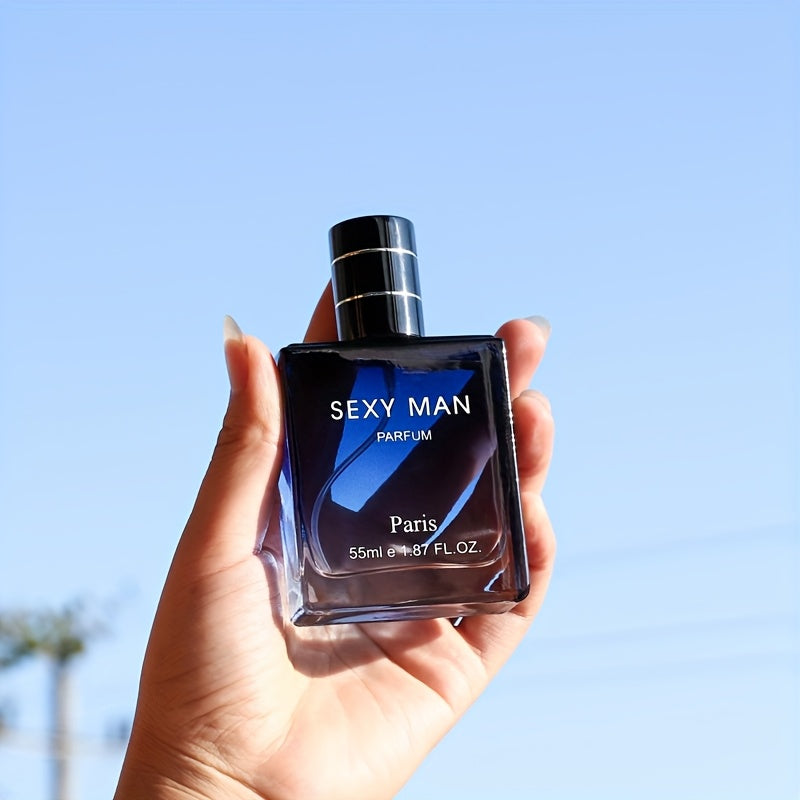 Profumo da uomo 55ml+3ml, Parfum Herren, Colonia con note legnose, Latte, Agrumi, Ebano, Emana un profumo da gentiluomo, a lunga durata, Perfetto per appuntamenti, feste e regali, Regali di San Valentino