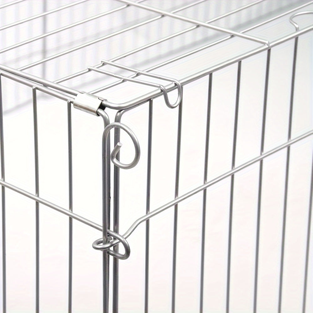 1pz Recinzione Esterna per Conigli, Design con Protezione Solare