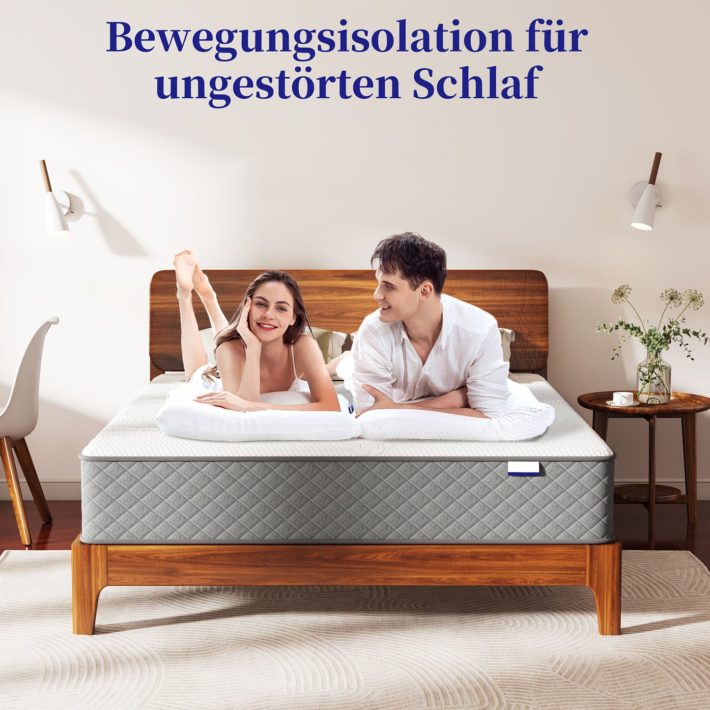 Materasso - H3 20/25/30 cm Doppio Gel Freddo Memory Foam con Materasso a Sfere, Fornendo Materiali Rettili e Traspiranti, Facile Installazione