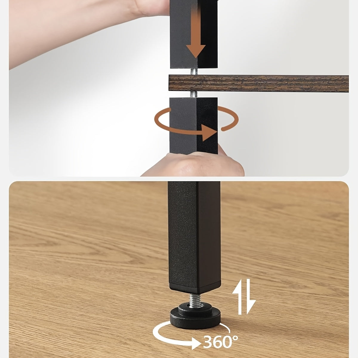 Tavolino Laterale Stretto a 3 Ripiani, Tavolino da Divano con Stazione di Ricarica, Comodino con Cassetto Rimovibile in Tessuto Non Tessuto, Tavolino da Divano in Stile Rustico, Adatto per Camera da Letto, Soggiorno, Ufficio, Molteplici Ambienti, Marrone