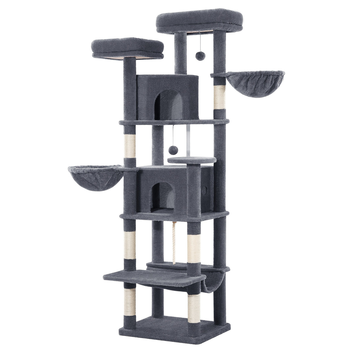 Albero tiragraffi per gatti, 175 cm per gatti grande 175 cm e gatti XL – vista dettagliata 7