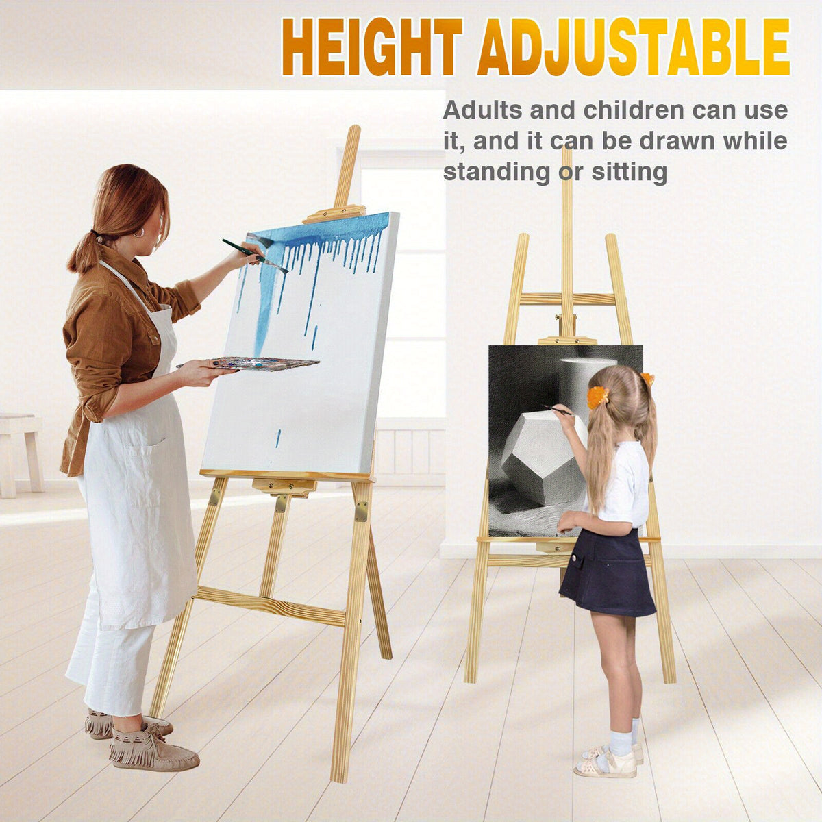 Cavalletto da pittura, 175.26 cm per camera da letto – vista dettagliata 6