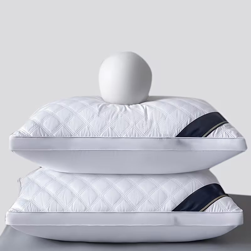 Cuscino da letto, Bianco-2 Pezzi-A per letto – vista dettagliata 16