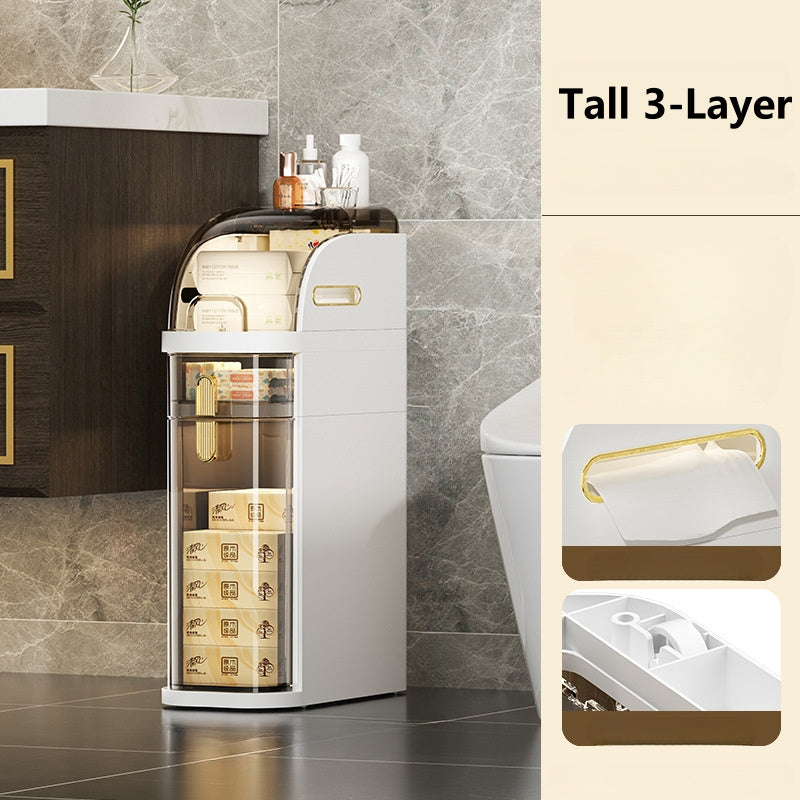 Mobiletto da bagno, 3 strati (44cm/17.32inch) per toilette e casa – vista dettagliata 10