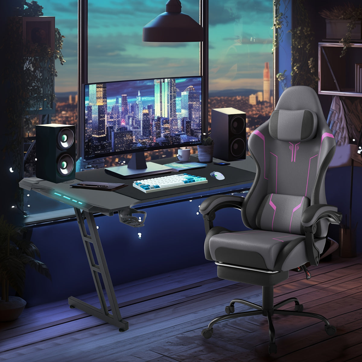 Sedia gaming, 150 kg per gaming e postazione PC – vista dettagliata 12