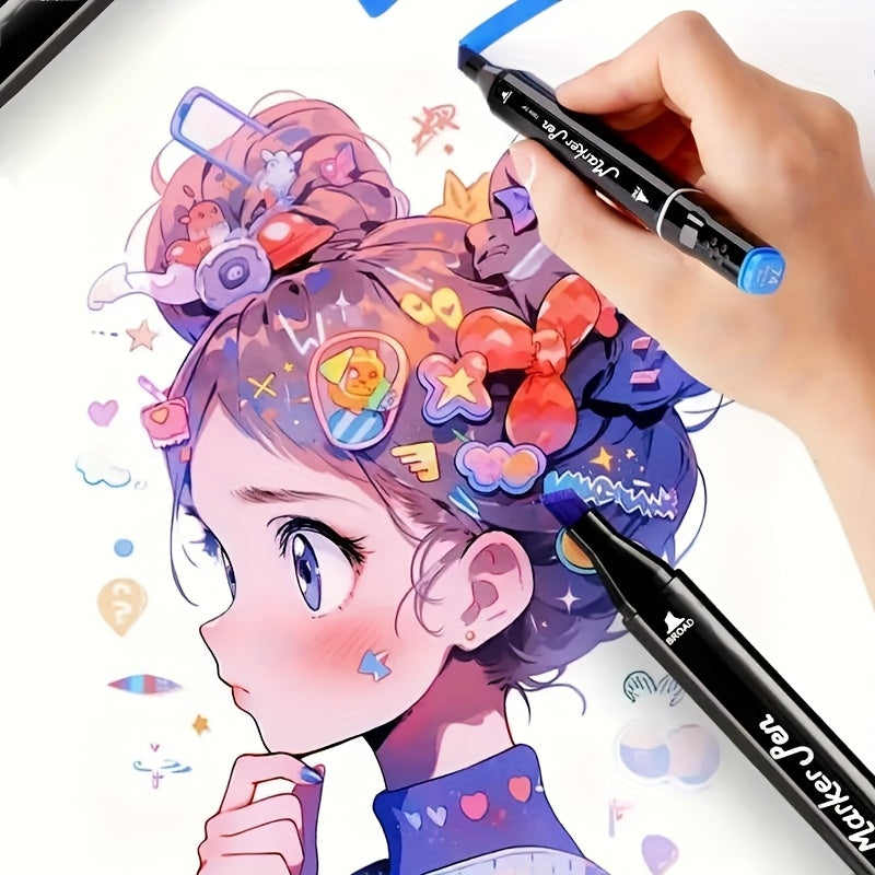 Set di pennarelli per contornare i colori e dipingere cieli stellati da sogno – vista dettagliata 8