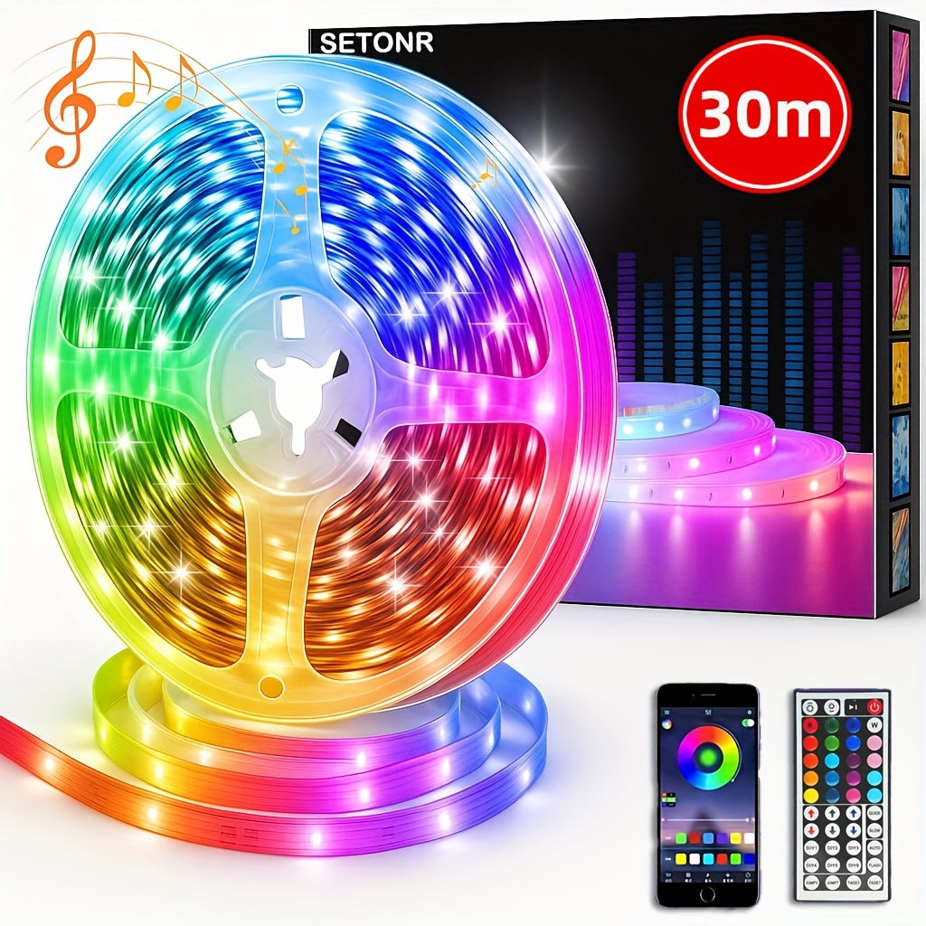 Strisce LED Smart, illuminazione LED per camera da letto e letto – vista dettagliata 11