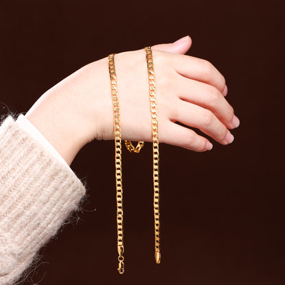 Collana a catena cubana in argento 925, Grammage 15.5G/18.5G/20.6G, Contenuto argentato 9.3G/11.1G/12.36G, Elegante e facile da indossare, Adatta per l'uso quotidiano, Fornita con una confezione regalo di lusso