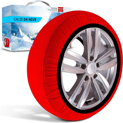 Calze per Pneumatici da Neve e Ghiaccio per Auto, Catene per Auto, Coperture per Pneumatici da Neve, Coperture per Pneumatici, Nuovo Silenzioso, Fuga dalla Pioggia e dalla Neve sulla Strada, Auto da Casa, Camper, Veicoli Fuoristrada, Pick-up, SUV e Molti