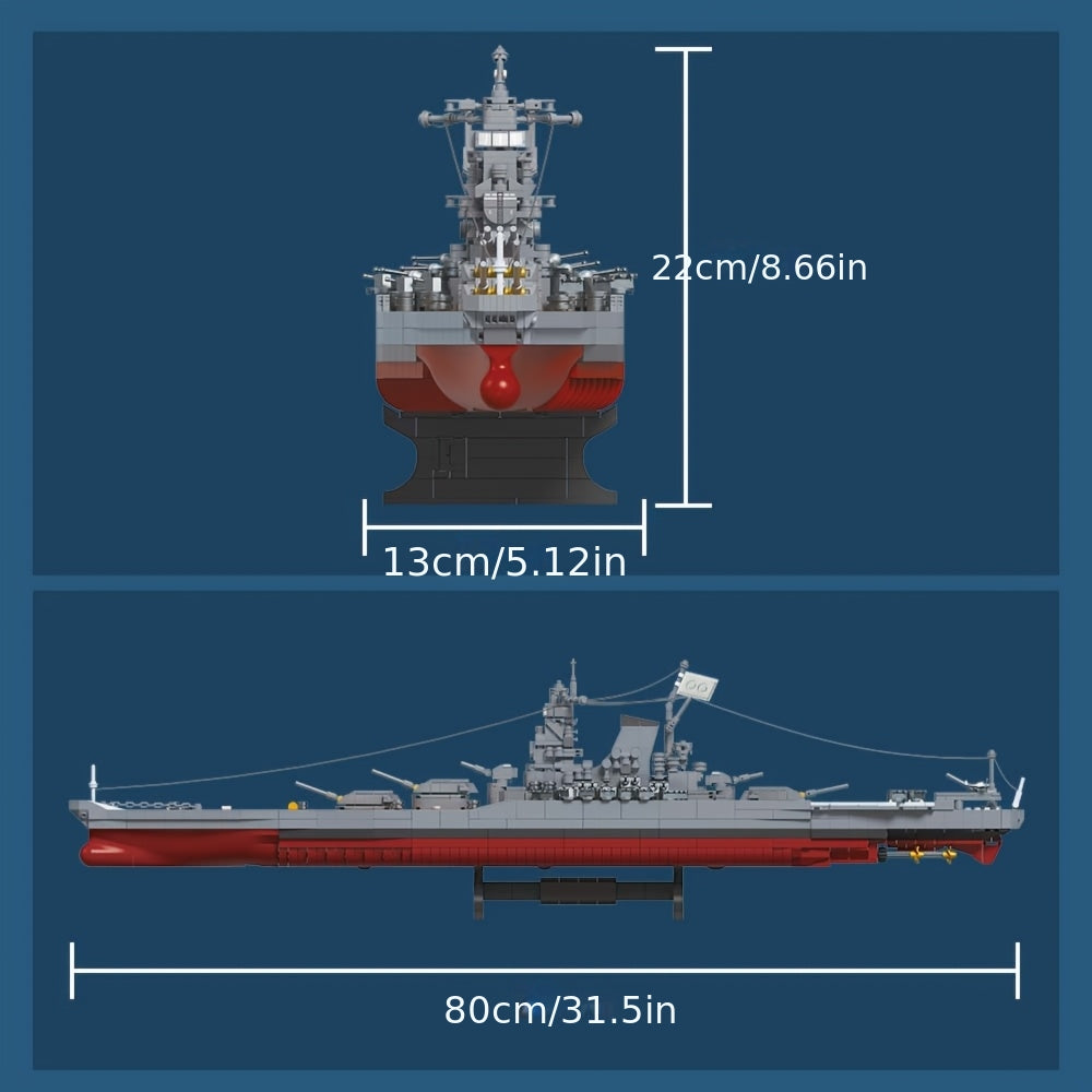 2569 pezzi, Set di blocchi da costruzione per navi 1:300, la migliore decorazione per la collezione di navi da navigazione MOC, il miglior regalo per gli amici che amano le navi e che amano costruire blocchi da costruzione, M7001