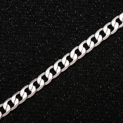 Collana da uomo in argento 925 con catena cubana da 5 mm, stile hip hop per feste, accessori di gioielleria, regali per uomo, San, anniversario, compleanno, regalo per la festa del papà, confezione regalo