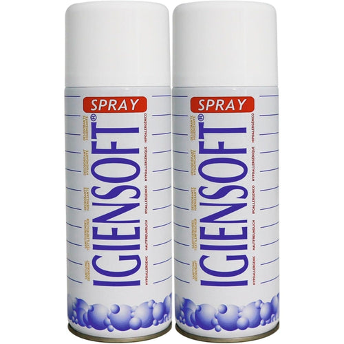 HOME PRO Deo Igiensoft Spray Sanitizzante Ipoallergenico, Deodorante per Tessuti, Disinfetta i Vestiti, Protegge i Tessuti, Armadi, Elimina gli Odori 2x400ml