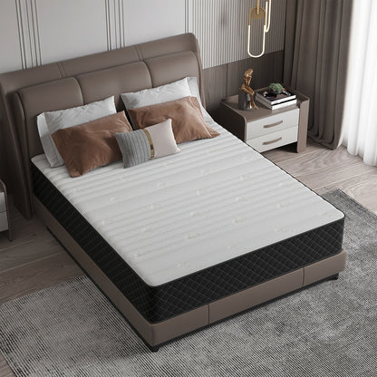 Materasso 140 x 200 cm - Durezza H3 Il letto contenitore ibrido a molle insacchettate e memory foam per supporto massimo e sollievo dalla pressione, Materasso da letto