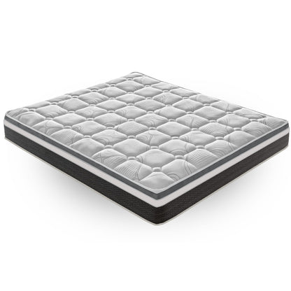 Materasso Memory Foam, Ortopedico Indeformabile, Alto 20 cm, 13 Zone di Comfort INDEFORMABILE, Made in Italy, Massima Traspirazione, Sistema Alleviamento Punti di Pressione Disponibile in diverse Dimensioni