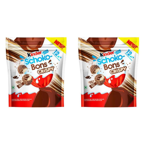 2Nd Set Kids Crispy Chocolate Bars - Medio 2X67G - Crispy Chocolate Bars con riempimento di cioccolato cremoso