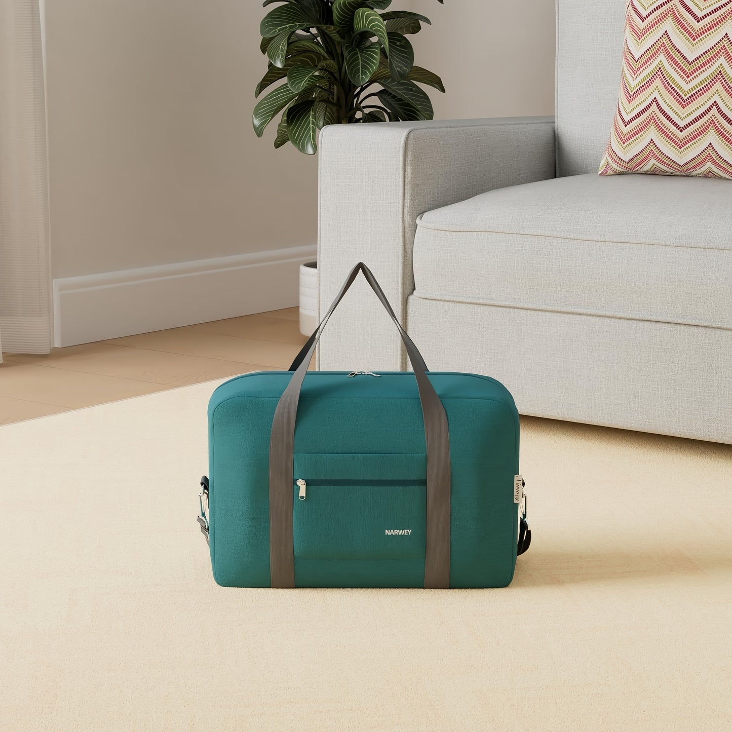 Borsa da Viaggio Sotto-Sedile per Uomini e Donne - Leggera e Compatibile con Aerei/Gate, con Tracolla Regolabile, Cuciture Rinforzate e Multi-Scomparto - Capiente e Resistente, Ideale per Viaggi, Weekend e Idea Regalo 2025