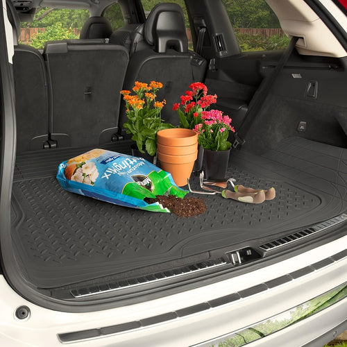 Tappetino universale per bagagliaio auto in PVC, 1 pezzo, 120 cm x 80 cm, tappetino di protezione per tutte le stagioni, facile da pulire