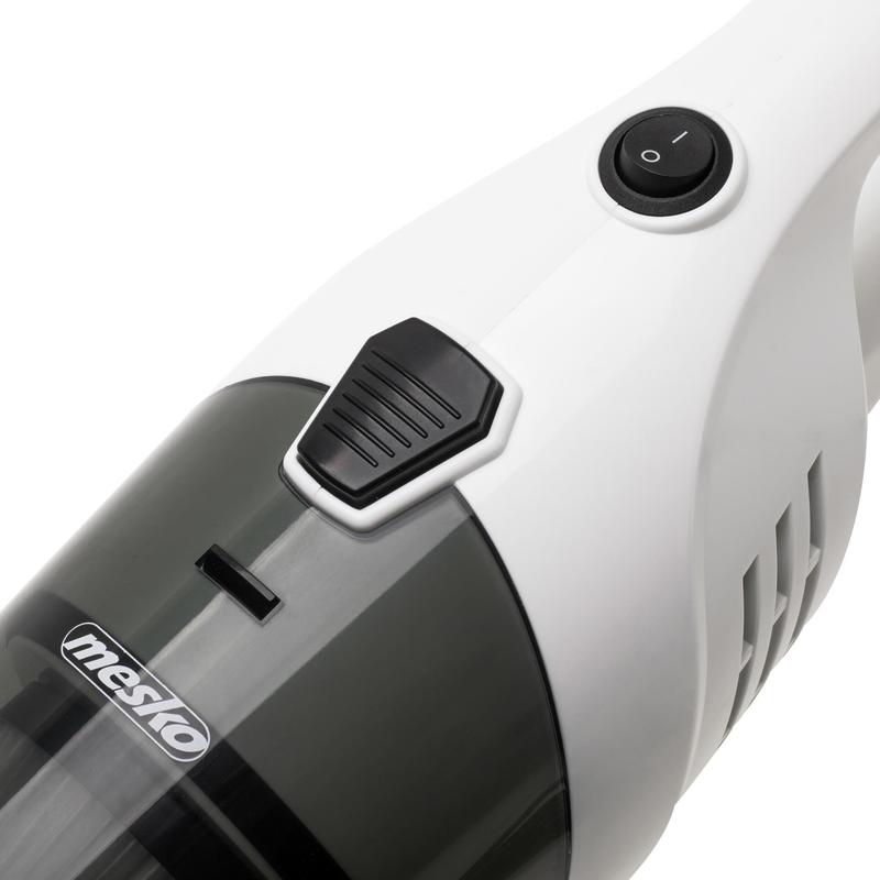 Aspirapolvere verticale senza sacco 800W 17 kPa Filtro EPA 11 Contenitore per polvere trasparente 0.6L Tubo metallico robusto Manico staccabile Cavo lungo da 7 metri Include spazzola per pavimenti duri e bocchetta a spina di pesce per una pulizia precisa
