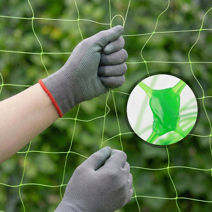 Rete da giardino per piante rampicanti 1.2×20M Supporto per la crescita di cetrioli, fagioli e fiori rampicanti, rete resistente con maglia da 15 × 17 cm che garantisce una guida stabile delle piante in verticale e un miglior accesso alla luce, rete per c