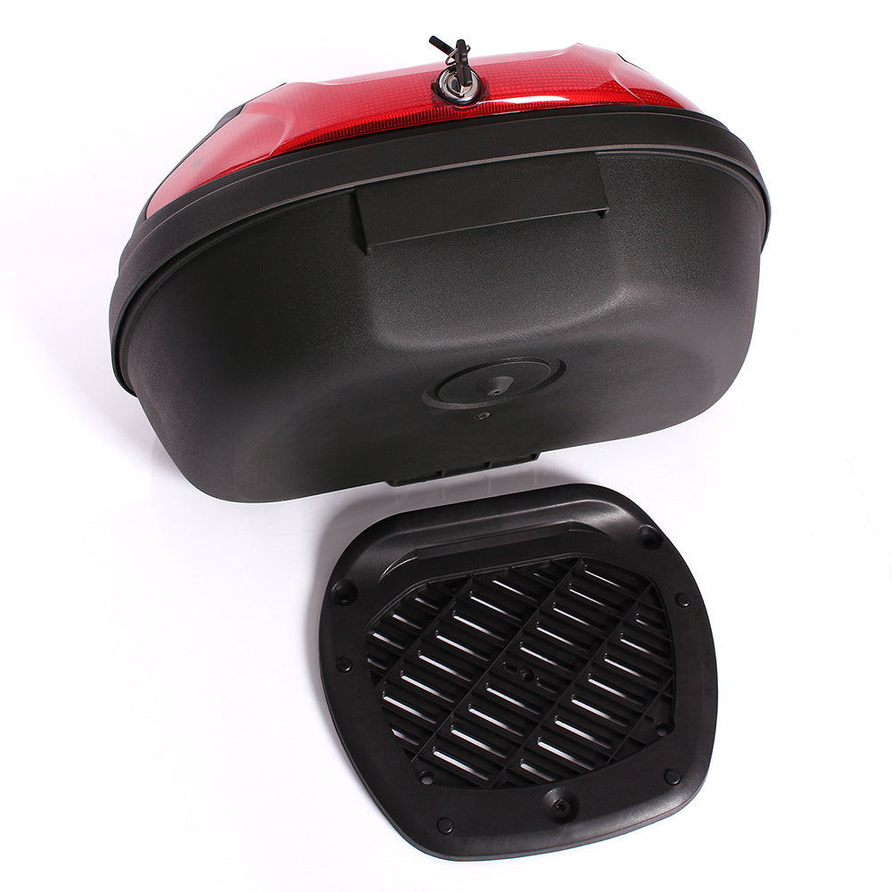 TRESKO® XXL Topcase 48 L - Borsa Moto Universale per 2 Caschi, per Scooter, Moto, Moped & Quad