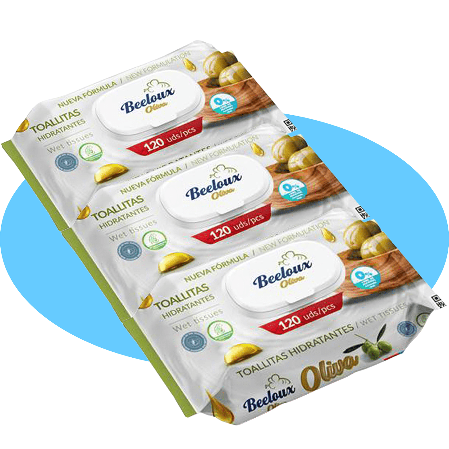 Salviette Umide in Fibra Ultra-Morbida per Cura Profonda e Idratazione, Ideali per Pelli Sensibili, Profumo Fresco, Confezioni da 3/6/9/12 Unità, 360/720/1080/1440 Salviette - Bestline