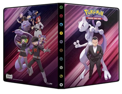 Pokémon KP10: Rivali Eterni – Portafoglio da 9 Tasche | Contiene 126–252 Carte | Album Ufficiale in Design Cremisi e Viola