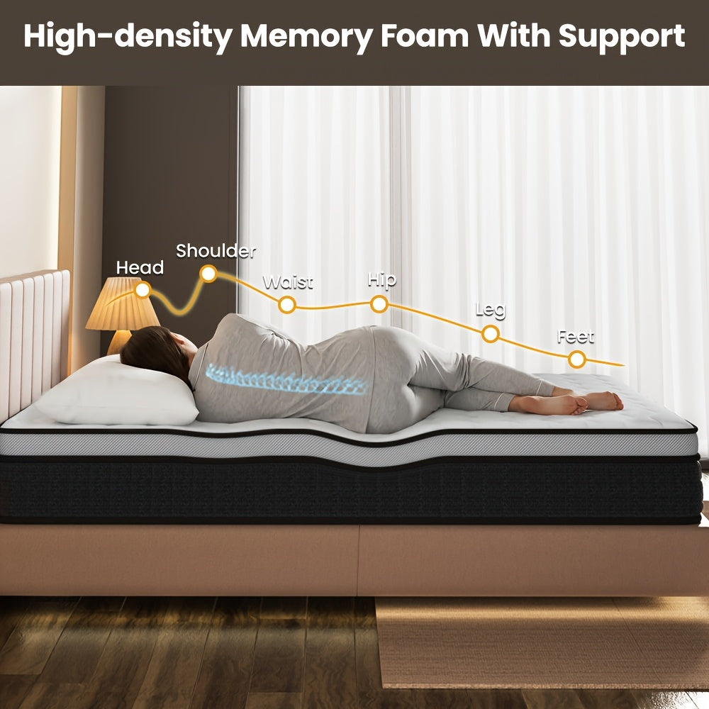 Materasso a Sfere Pocket Bedstory H3/H4 - 20 cm di Altezza, Guscio in Schiuma e Traspirante, Isolamento del Movimento e Supporto della Postura del Corpo