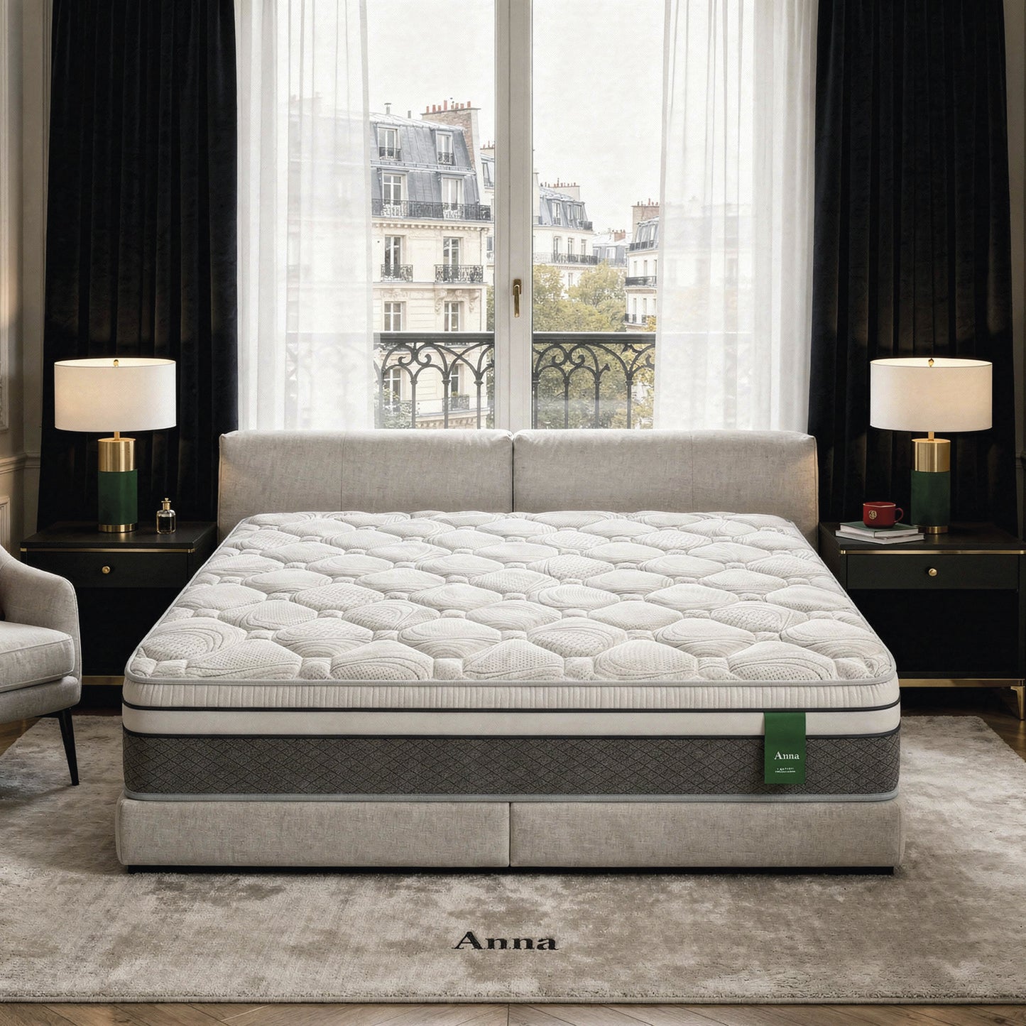 Materasso Memory Foam, Ortopedico Indeformabile, Alto 20 cm, 13 Zone di Comfort INDEFORMABILE, Made in Italy, Massima Traspirazione, Sistema Alleviamento Punti di Pressione Disponibile in diverse Dimensioni