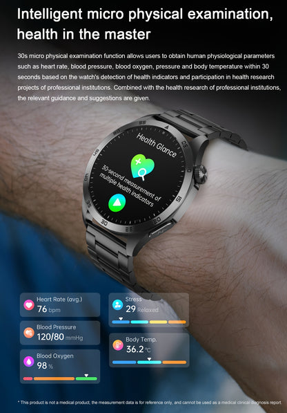Smartwatch 2026: Batteria a lunga durata da 380mAh, Display AMOLED da 3.63cm, Chiamate BT5.2, Menstruo & Previsioni Meteo, Modalità Multi-Sport, Ricarica Magnetica, Assistente Vocale/SOS, Per Telefoni Android & IOS, Regalo Per Lui & Lei