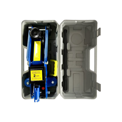 Cric a Ponte Pesante da 2 Tonnellate, Cric a Carrello a Basso Profilo per Auto, Furgone, Riparazione Pneumatici in Garage, Strumento di Emergenza per Cambio Gomme, Capacità di Carico 2 Tonnellate / 4000 Libbre, Altezza di Sollevamento da 5,3" a 12,6", con