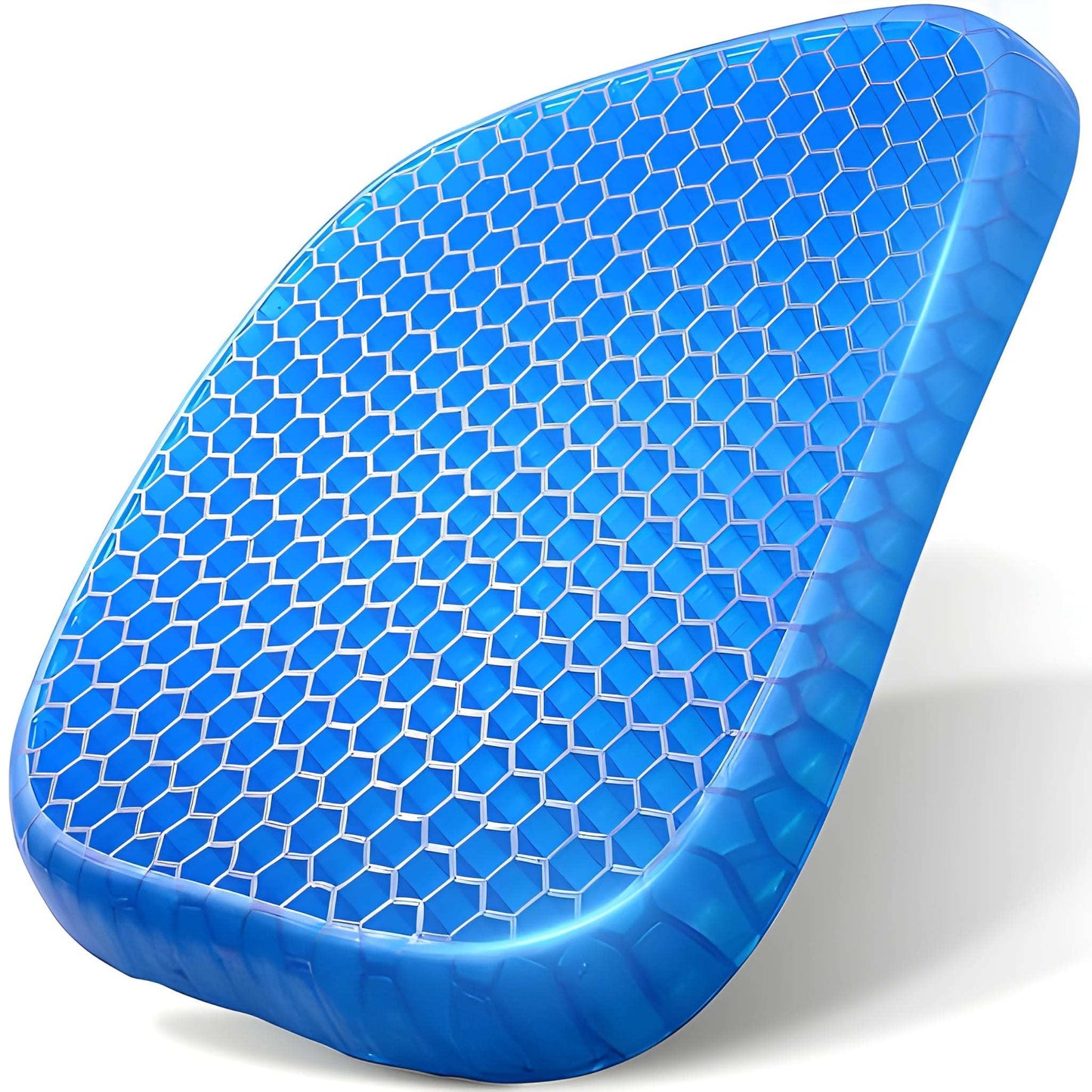 Cuscino Gel Anti Decubito Ergonomico Traspirante Sedute Prolungate, Cuscino in Gel Anti Decubito a Nido D'ape Cuscino per Auto Cuscino Posturale