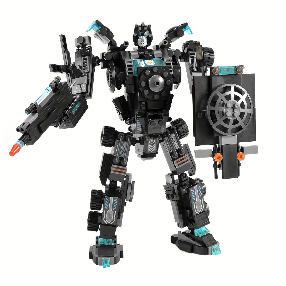 BricZplay 1100DIY Edizione Commemorativa Set di Blocchi da Costruzione Pattuglia Cittadina Aerei/Robot Fantastici Regali per Festival Regali per il Ringraziamento, Halloween, Natale, Capodanno - Migliori Regali per Pasqua