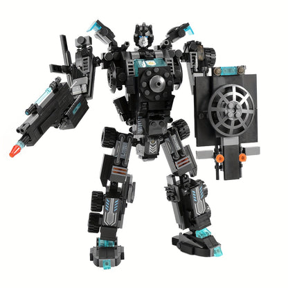BricZplay 1100DIY Edizione Commemorativa Set di Blocchi da Costruzione Pattuglia Cittadina Aerei/Robot Fantastici Regali per Festival Regali per il Ringraziamento, Halloween, Natale, Capodanno - Migliori Regali per Pasqua