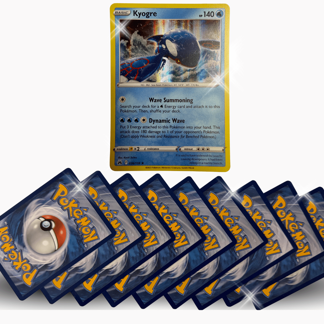 Originali 10 Carte Pokémon Reverse/Holo, Carte Pokémon Lucide in Inglese - Olografiche/Reverse Foil - Carte Assortite