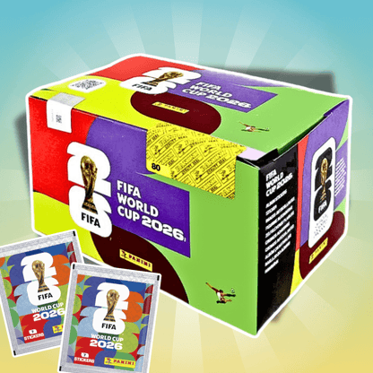 Espositore per adesivi Panini FIFA World Cup 2026 - 100 buste con un totale di 700 adesivi
