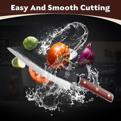 Coltello da Cucina Affilato, Coltello da Chef 33cm, Coltello Professionale, Coltello da Chef, Giapponese, Coltello da Cucina per Sushi per Casa/Ristorante, Regalo per Famiglia e Amici