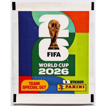 Panini FIFA World Cup 2026™ Set Speciale Squadra DFB – Confezione da 10 Pacchetti di Adesivi Glitterati