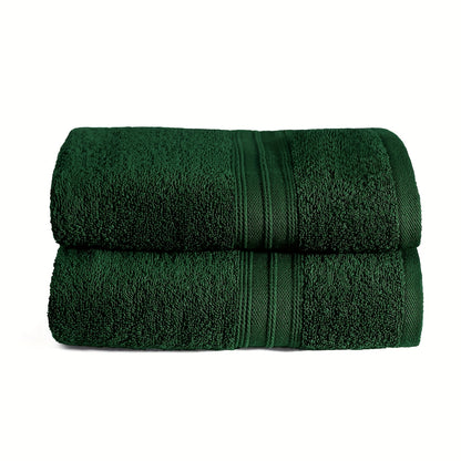 Confezione da 2 Asciugamani 100% Cotone 550gsm Extra Morbidi Super Assorbenti e Rapidi ad Asciare, Tovagliette per Mano o Ospiti, 30x50cm 50x100cm 70x140cm Disponibili in 9 Colori