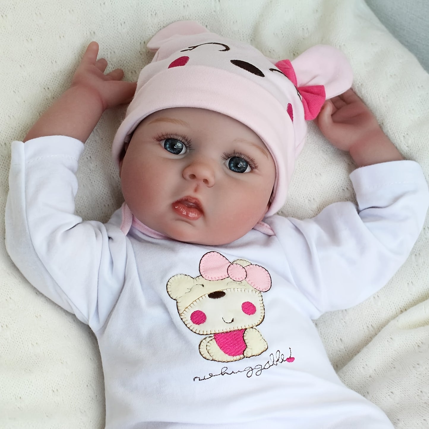 Bambola Rinascita - Bambola Ragazza Rinascita - Un Giocattolo Neonato Molto Carino e Morbido Adatto a Bambini di 3-8 Anni Come Regalo di Natale/Festa