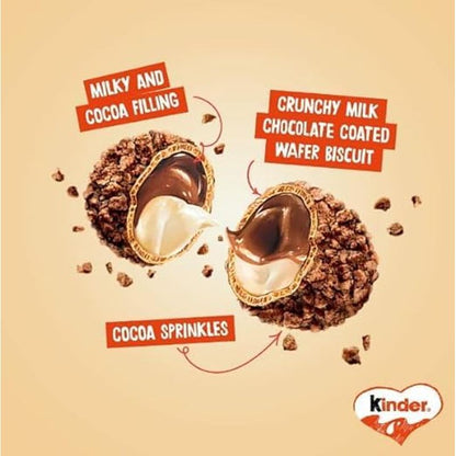 2Nd Set Kids Crispy Chocolate Bars - Medio 2X67G - Crispy Chocolate Bars con riempimento di cioccolato cremoso