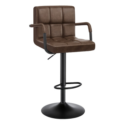 Sgabelli da bar, sgabello da bar girevole a 360° con altezza regolabile, sedia da reception, sgabelli da bancone moderni con schienale e poggiapiedi, sgabelli da bar ad altezza bancone, adatti per ufficio, bar, cucina, sala da pranzo, per regalo, regalo p