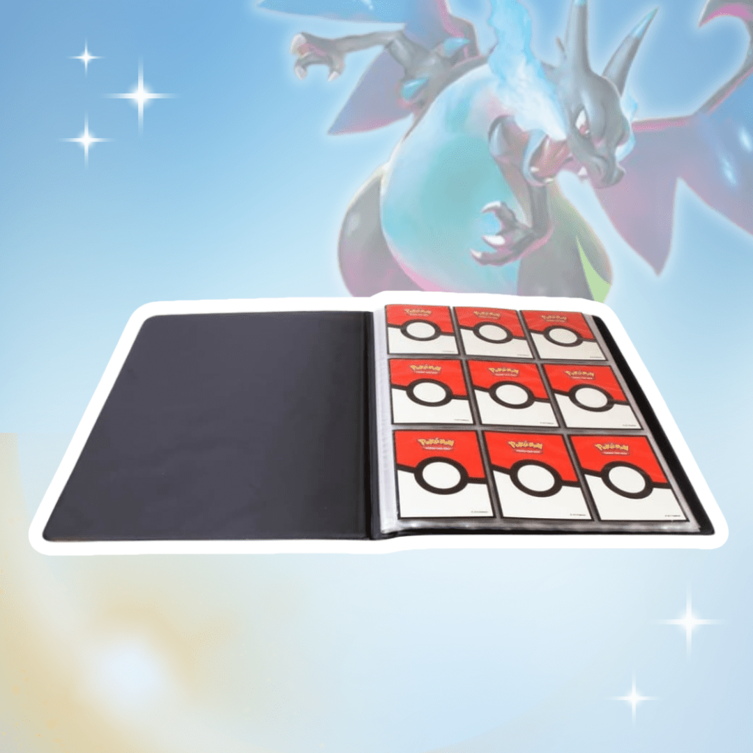 Pokémon ME02 - Portafoglio a 9 Tasche - Cartella da Collezione Ufficiale per la Conservazione Sicura di Carte Pokémon, Ideale per Collezionisti e Giocatori