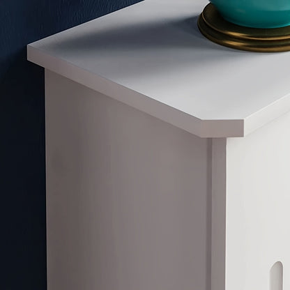 Pannello copriradiatore extra alto 92 cm/27" - Autoportante - Adatto per radiatori orizzontali/verticali, pannello con porta, ripiano e barriera con vano portaoggetti, unità da assemblare