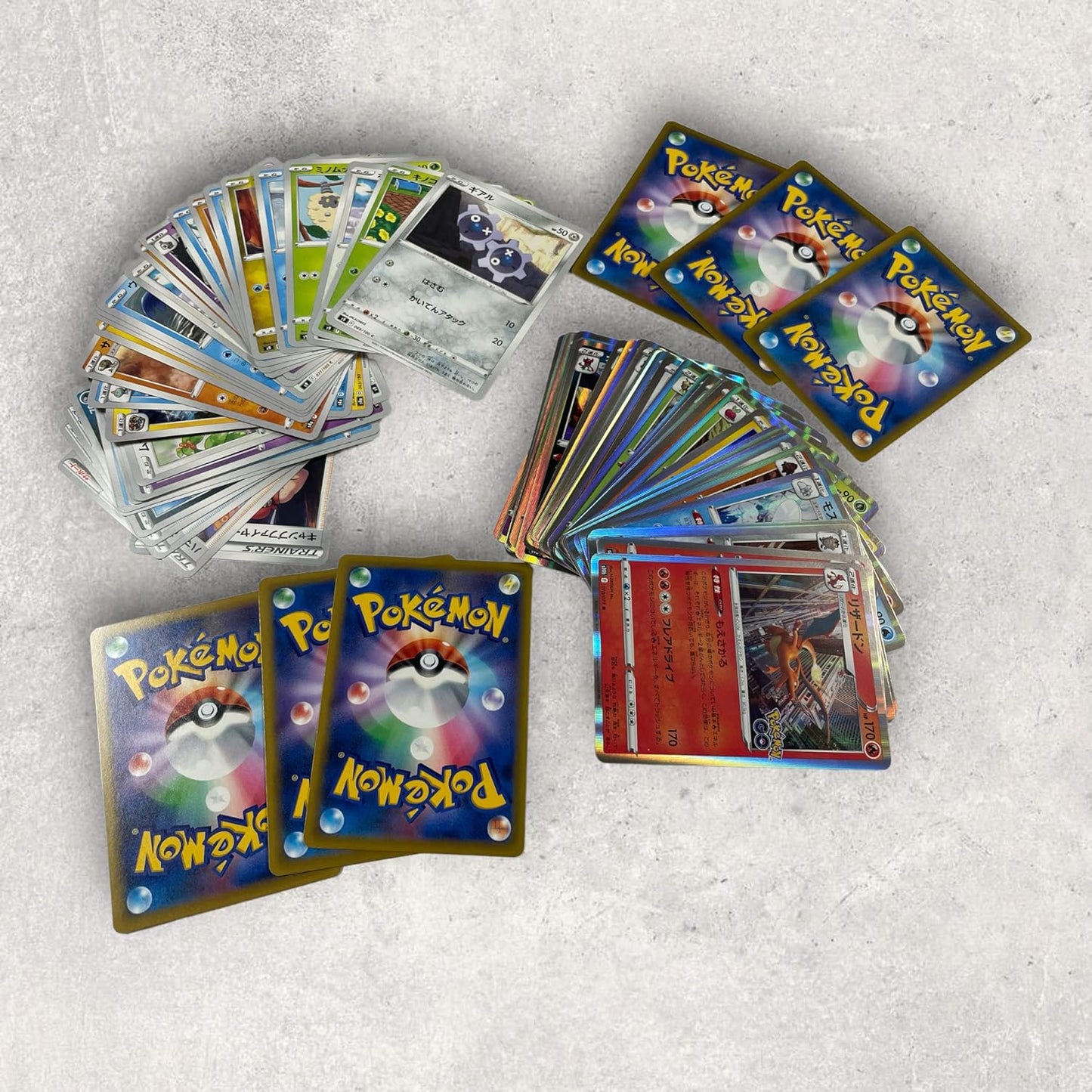 50 Carte Pokémon Giapponesi degli Ultimi Set + 2 Carte Olografiche Glitterate