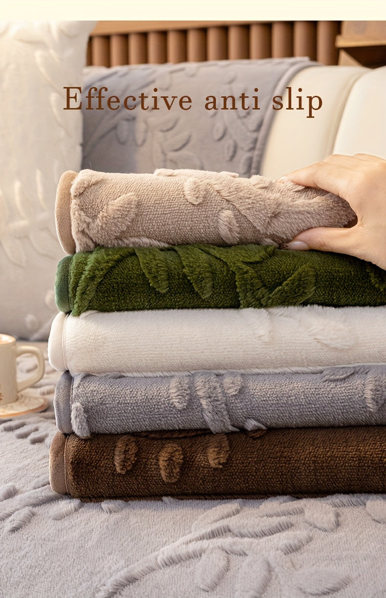 1 Copridivano in Peluche con Stampa Leopardata - Spesso, Caldo, Fintartan, Adatto agli Animali Domestici e Antiscivolo, Protezione per Divano per Soggiorno, Camera da Letto, Ufficio, Adatto a Diverse Dimensioni di Divano, Copridivani per Soggiorno