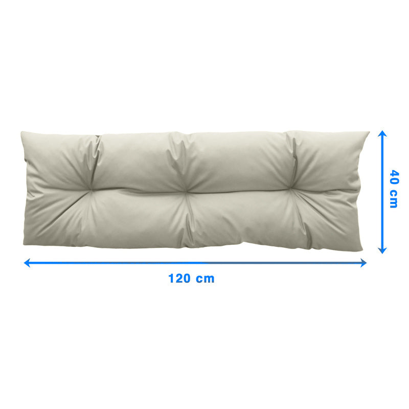 Cuscino da giardino per sedia a dondolo 120X40 cm, materiale impermeabile resistente a tutte le condizioni atmosferiche per terrazza, giardino, soggiorno - Compatibile con sedie, sedie a sdraio, sedie - Facile da pulire, accessori per mobili da esterno, c