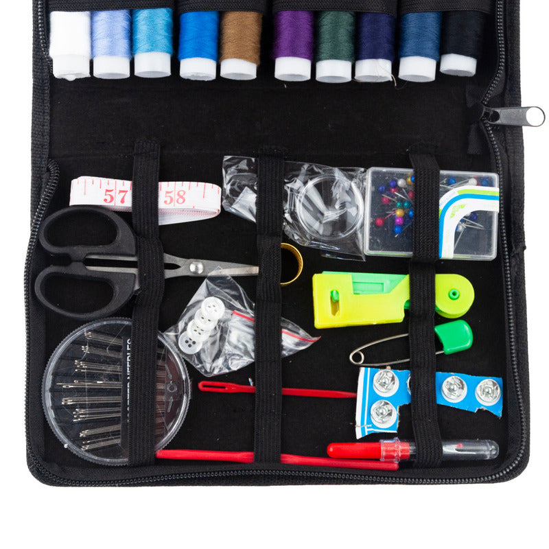 Kit per cucire con accessori Set di fili XL Aghi Misuratore + Custodia