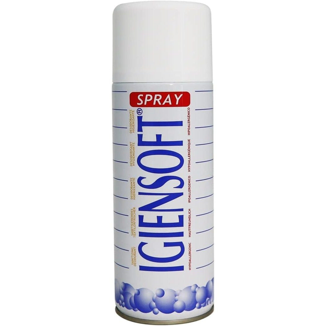 HOME PRO Deo Igiensoft Spray Sanitizzante Ipoallergenico, Deodorante per Tessuti, Disinfetta i Vestiti, Protegge i Tessuti, Armadi, Elimina gli Odori 2x400ml