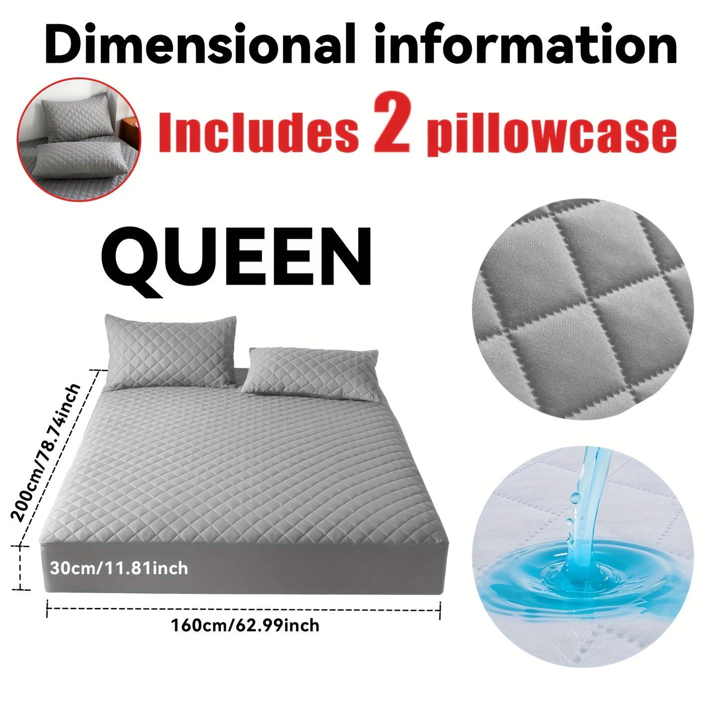 Set di lenzuola con angoli multicolore da 2/3 pezzi, protezione per materasso con lenzuolo con angoli, set completo antiscivolo, ideale per hotel, casa, camera degli ospiti, camera da letto, copertura completa