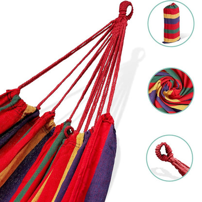 Amaca Multicolore Ultraleggera da Giardino Viaggio e Campeggio